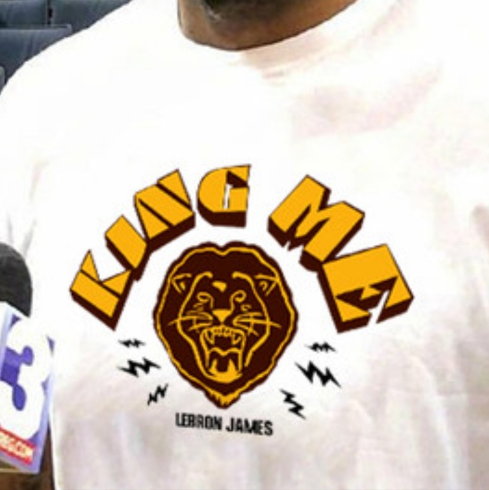 2023 Rare Embroided Lion Nike Lebron James Shirts